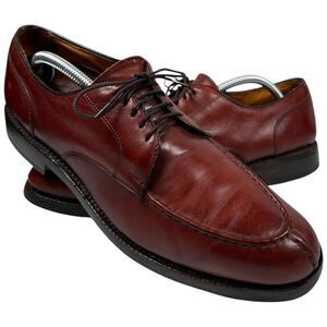 Allen Edmonds Bradley Brown Leather Apron Split Toe Lace Up Dress Shoe Mens 10.5